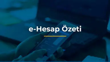 e-Hesap Özeti